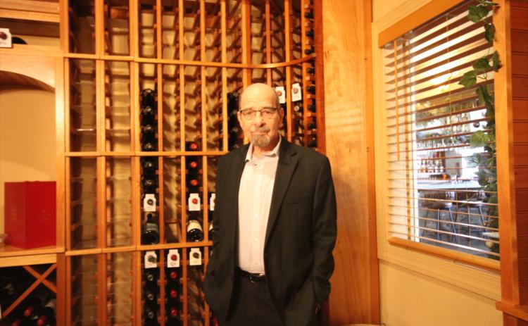 78-year-old wine director Glenn Curls at David’s Restaurant and Lounge on Dec. 31. Marisa DeMar/News-Leader