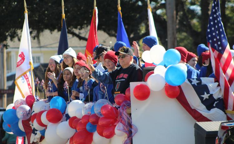 The Veteran's Day parade in City of Fernandina Beach. By Marisa DeMar