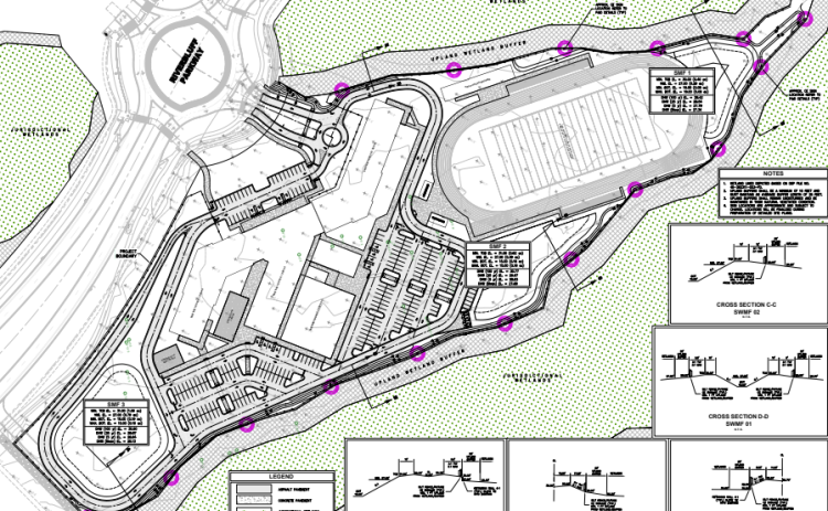 Plans for the Cornerstone Classical Academy in Wildlight.