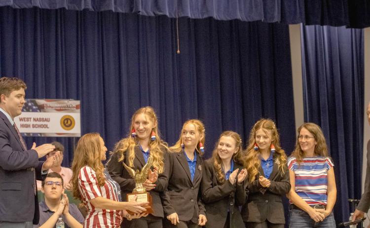 The Homeschool team won the Constitution Bowl for the second year in a row last week. The 2026 Constitution Bowl was held April 16 at Wildlight Elementary. Photo by Nick Blank/News-Leader