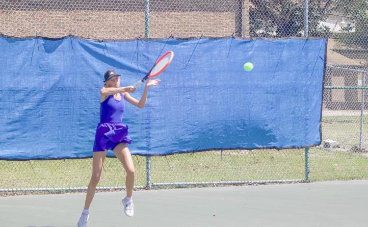 Fernandina Beach High School hosted boys and girls tennis districts from April 14-16. Photo by Marisa DeMar/News-Leader