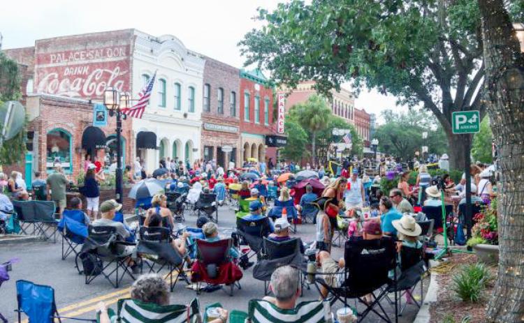 The Sounds on Centre concert series is held in downtown Fernandina Beach. Ashley Chandler/News-Leader