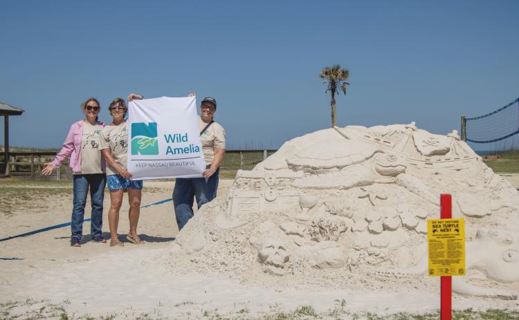 Sponsored by Keep Nassau Beautiful, the Last Castle on the Beach was put on by the grass-roots movement Serenity Through Art Nature Dialogue (STAND), started by local resident Rhin James. Photo by Ashley Chandler/News-Leader