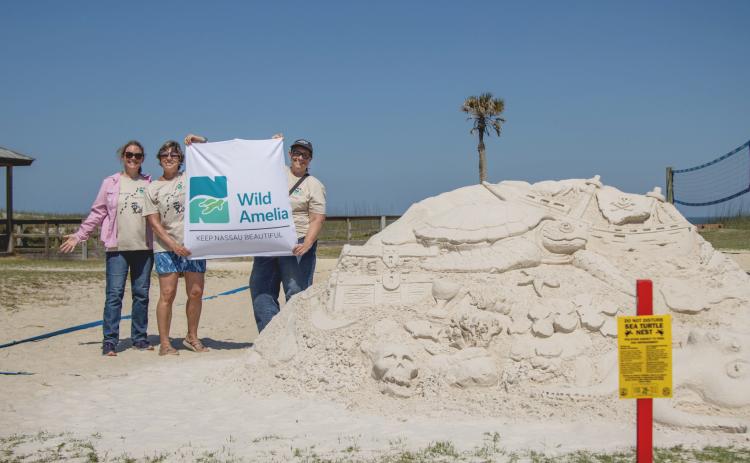 Sponsored by Keep Nassau Beautiful, the Last Castle on the Beach was put on by the grass-roots movement Serenity Through Art Nature Dialogue (STAND), started by local resident Rhin James. Photo by Ashley Chandler/News-Leader