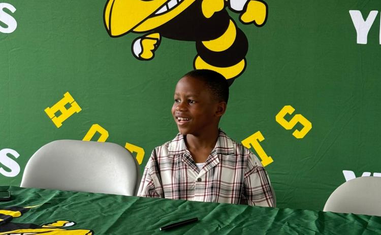 Yulee Primary School held a book-signing event for their resident author Amari Bryant, a first-grader at the school. Bryant signed copies of his book, Going Camping. Submitted