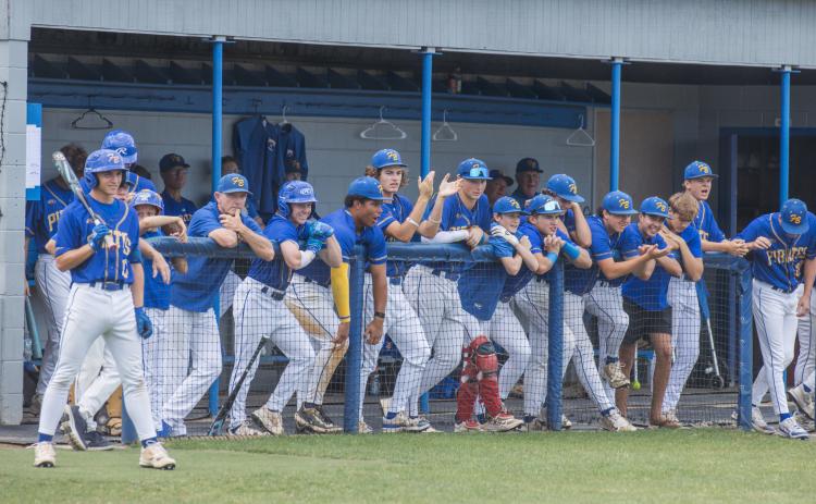 Game One of the Pirates three-game regional tournament series against Suwannee. Photo by Ashley Chandler/News-Leader