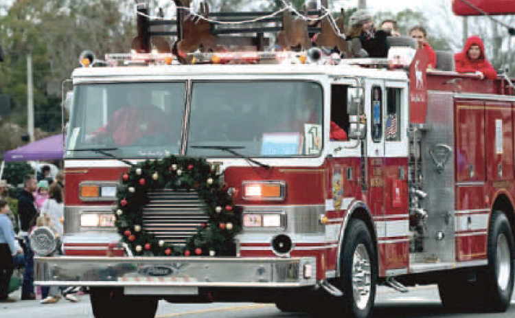 Beaufort the firetruck, which is used by Community Stewards of Yulee, Inc., to spread Christmas cheer and support other community events needs a new engine. Submitted photo