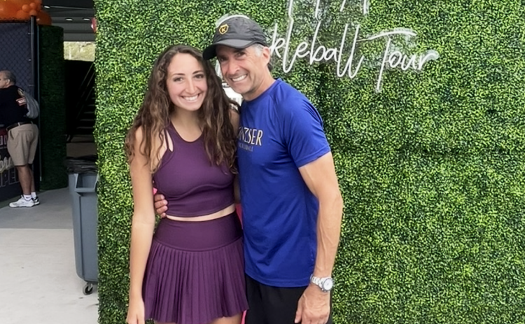 Brooke Caruso and her father Paul Caruso are both professional pickleball players. Submitted