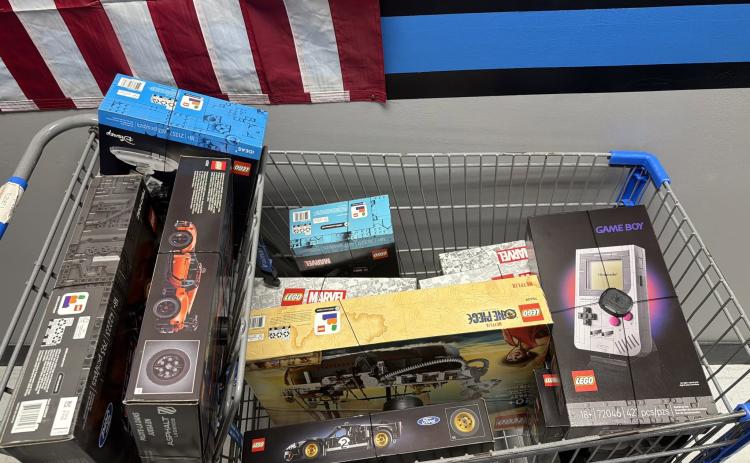 NCSO found these LEGO sets Ronald Tipton left behind in a cart at the Yulee Walmart. Provided photo