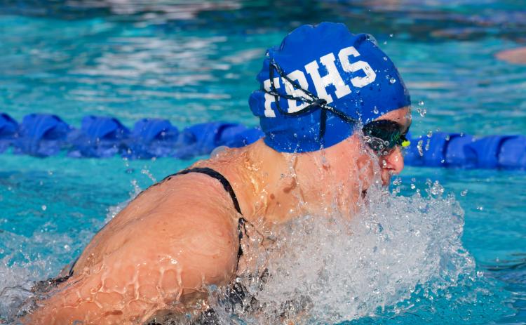 Photo from a previous swim meet this season. Photo by Billy Skipper/For the News-Leader