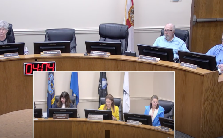 The Planning and Zoning Board meets Oct. 6. Image from screenshot