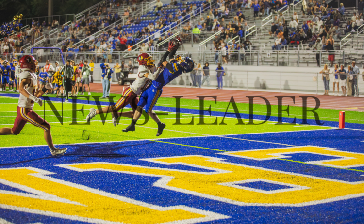 Fernandina Beach Pirate football faced West Nassau High School on Sept. 23 at home. Photo by Ashley Chandler/News-Leader.