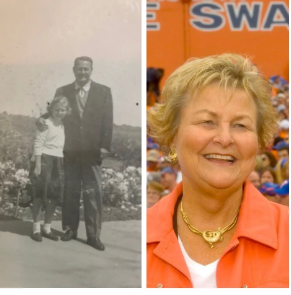 Chris Bryan was 10 years old when she attended her first Florida-Georgia football game. She graduated from the University of Florida before coming home to Fernandina Beach. She was president of Gator Boosters from 2008-09. Submitted