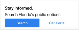 Florida Public Notices - Search