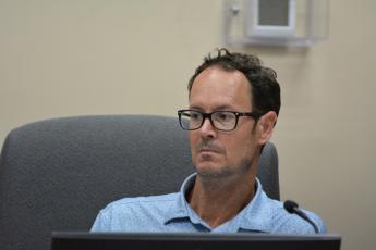 Chris Hill, a member of the Conservation Land Acquisition and Management, advocated for an alternative ranking system before presenting a list to county commissioners. Photo by Marissa Mahoney.