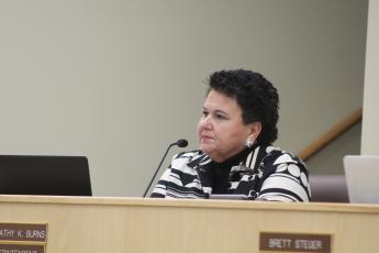 Nassau County School Superintendent Kathy Burns recommended against forming a citizens' budget advisory committee. Photo credit News-Leader.
