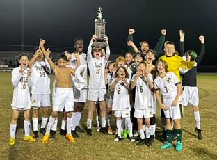 The Yulee Middle School boys soccer team defeated Fernandina Beach on Dec. 15 at Yulee High School. Submitted photo