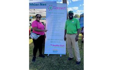 Ray Richardson, M.S.W., Healthy Start Program manager, and Dr. Prince Danso-Odei, MD, DrPH, MPH, CHES, administrator and health officer.