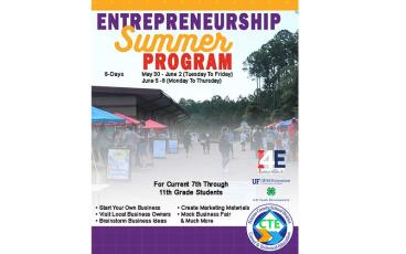 Nassau County School District is holding an Entrepreneurship Summer Camp
