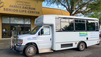 NassauTRANSIT provides transportation to and from senior life centers in Fernandina Beach and Hilliard. Photo by Nassau County Council on Aging