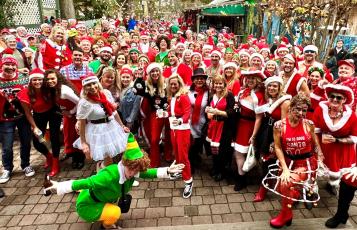 Amelia Island celebrates record turnout at seventh annual SantaCon. Submitted