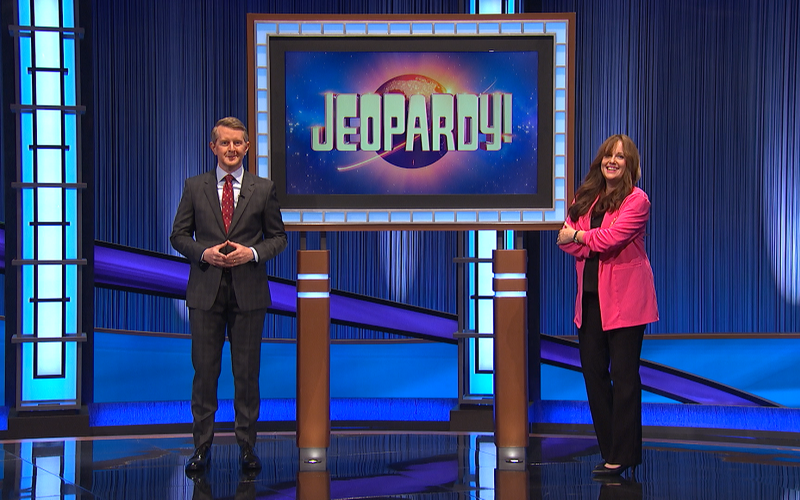 Barnabas Center nurse Alison Trembly will compete on Jeopardy tonight at 7:30 p.m. EST. Submitted photo.