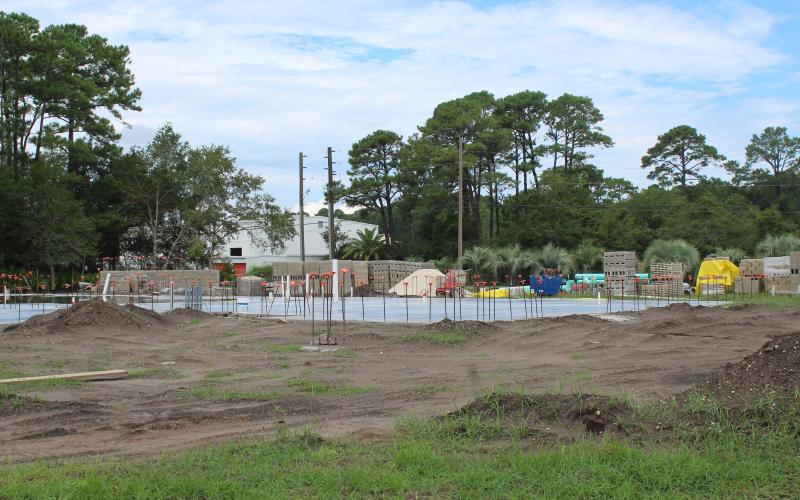Construction is underway for a new fire station adjacent to the Fernandina Beach Municipal Airport, one of several projects ongoing or on the horizon for the city. The $4.8 million project is slated to be completed by the end of the year.
