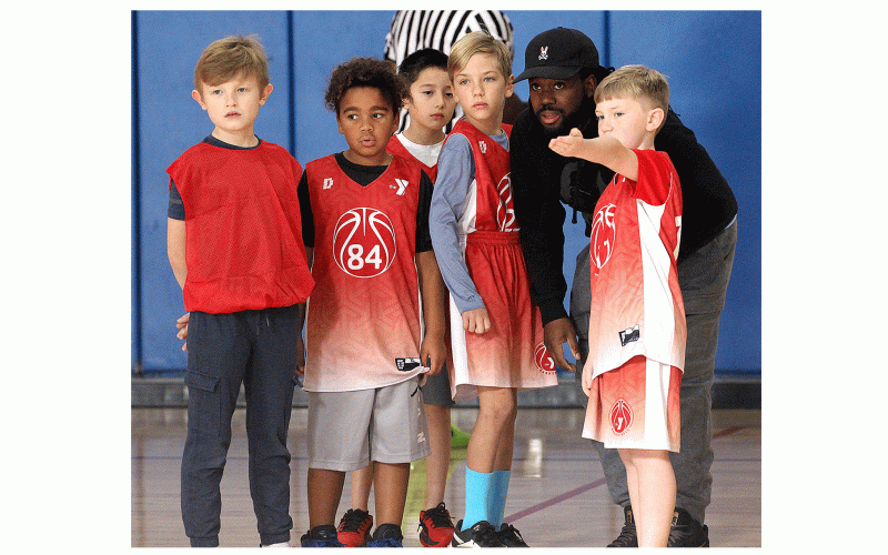 Youth hoops league opens season at YMCA.