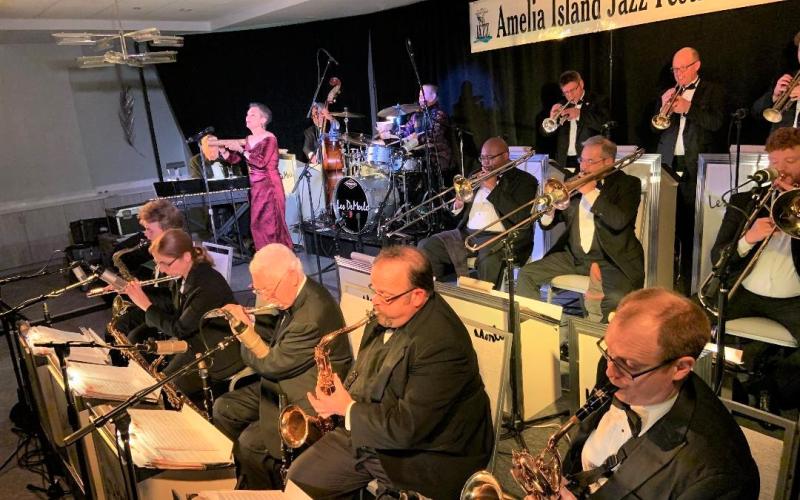 The popular Scholarship Benefit Dinner Dance Gala, a sold-out show, featured the Dynamic Les DeMerle 15-piece Orchestra with distinctive vocalist Bonnie Eisele in a lively evening that kept the dance floor packed throughout the night.  Submitted photo