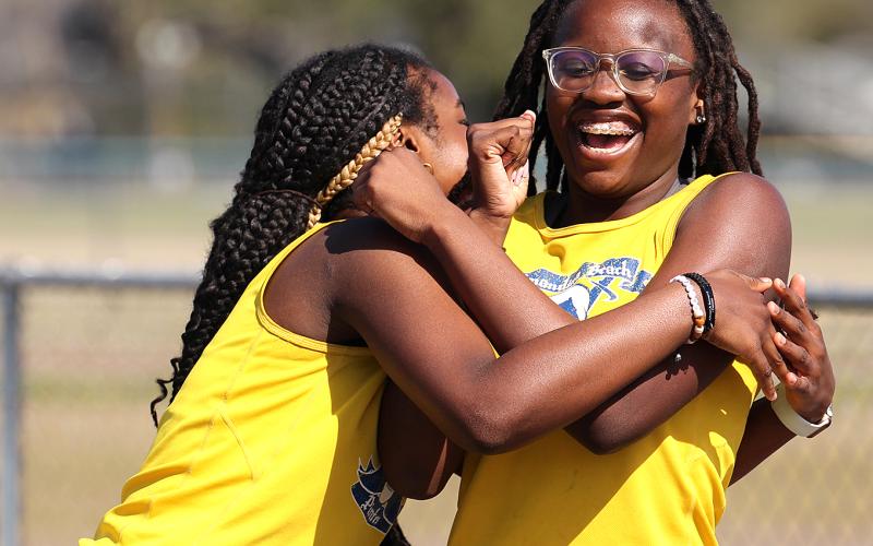 Hornets host Pirates in first track meet of season. Photo by Beth Jones