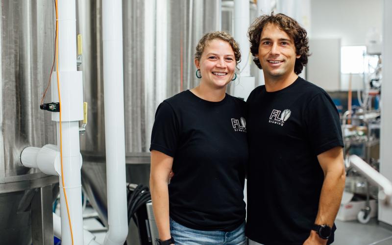 First Love Brewing owners Kevin and Jessie O'Brien. Submitted photo