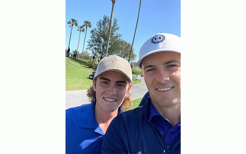 ernandina Beach High School golfers rubbed elbows with the pros Wednesday, the day before The Players Championship teed off at Marriott at Sawgrass. Submitted photo