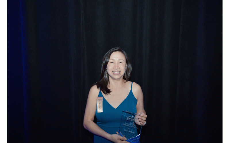 2022 Customer Service Professional of the Year: Stacy Millett Pictured: Stacy Millett, Kitchen Expo, Wicked BAO