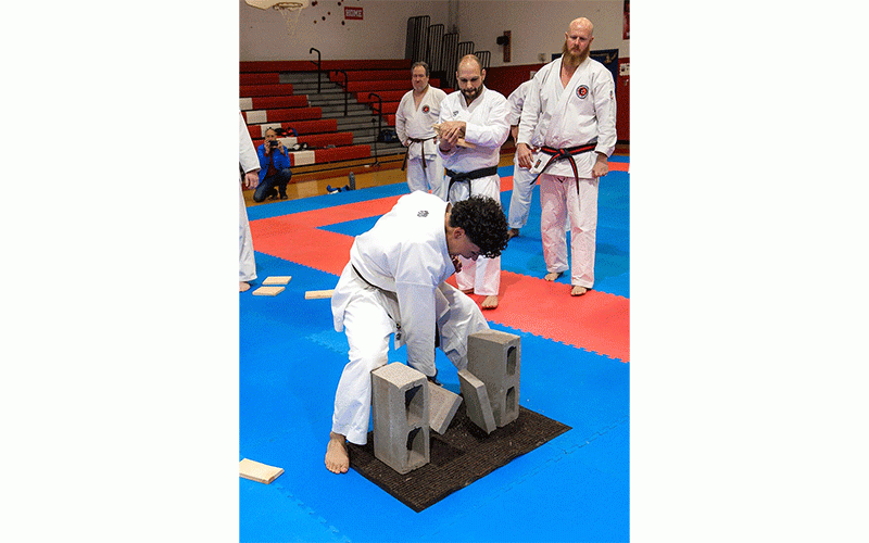 Santiago Barrera is the first student to earn a black belt from Dojo Fernandina. He successfully completed training in West Virginia. Submitted photo