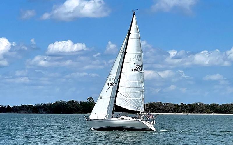 Amelia Island Sailing Club’s fourth race of the season. Submitted photo