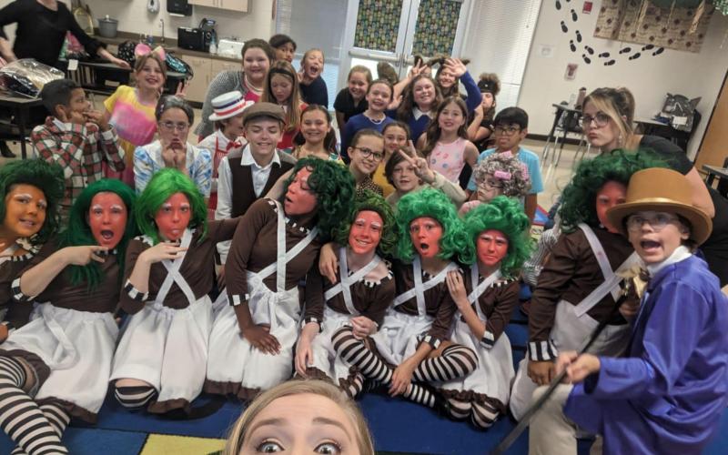 The Wildlight Elementary School drama club put on a "sweet" showing of "Willy Wonka and the Chocolate Factory."  Submitted photo