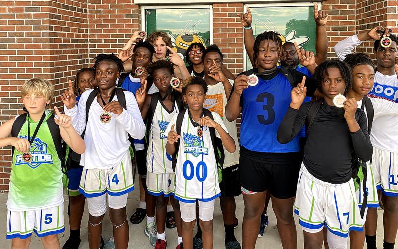 The seventh-grade championship teams included RipTide from Brunswick, Ga. Submitted photo