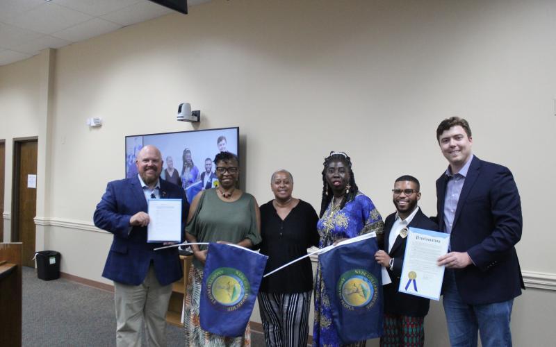 The City of Fernandina Beach and Nassau County Board of County Commissioners came together to proclaims the week of July 28 through August 5, 2023 as “Gullah/Geechee Nation Appreciation Week.” Photo by Julia Roberts/News-Leader