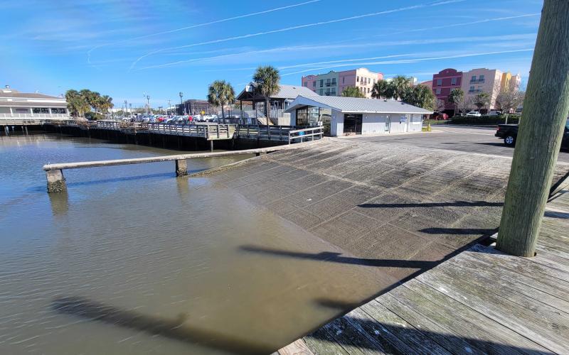 The Fernandina Beach Community Redevelopment Area Advisory Board was asked its opinion of closing the boat ramp at the city-owned Fernandina Harbor Marina. Board members did not make a recommendation to the city commission about closing the ramp, but did not rule it out. Photo by Julia Roberts