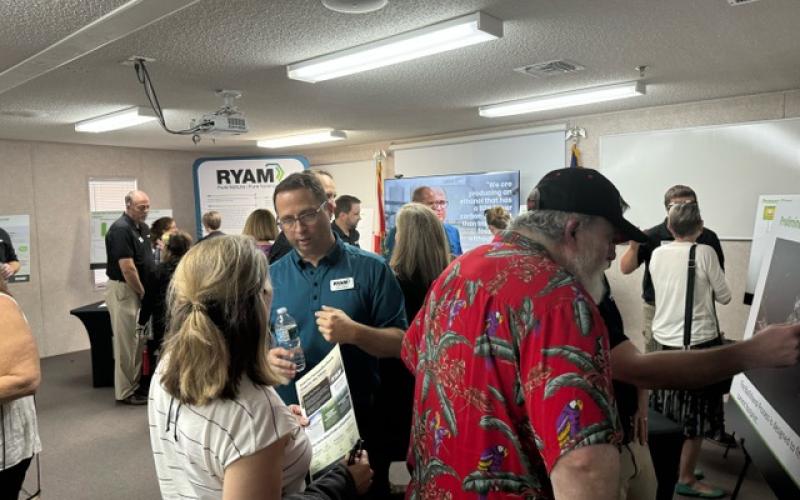More than 100 people attended the event, where RYAM employees answered questions about a bioethanol facility proposed for construction inside its Fernandina Beach wood products plant. Submitted
