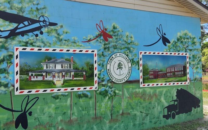 Arts and Culture Nassau partnered with the foundation Hearts for Minds to facilitate the creation of this mural in Hilliard. Photo courtesy Nassau Council of Arts and Culture