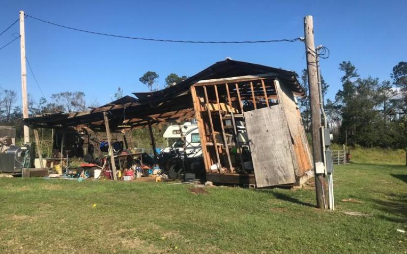 Hurricane Michael caused massive damage in Northwest Florida in 2018. File photo